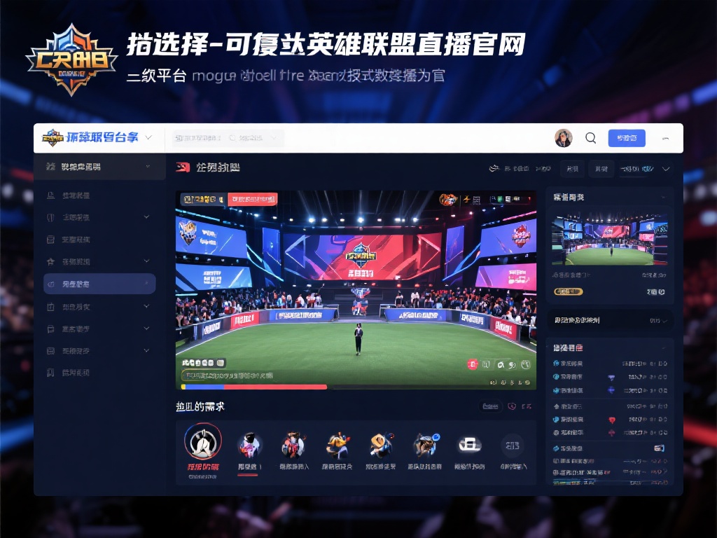 英雄联盟比赛直播官网，实时赛事数据尽在掌握！