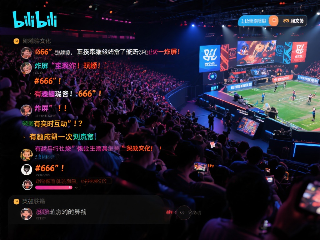 哔哩哔哩英雄联盟赛事直播，弹幕互动乐趣无穷！